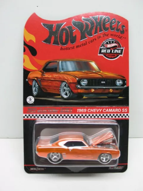 Hot Wheels Orange 1969 CHEVY CAMARO SS RLC 2022 sELECTIONs