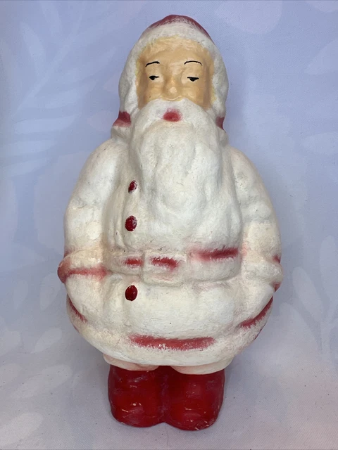 Vintage reproduction SANTA CLAUS Paper Mache pulp by Ragon House Christmas