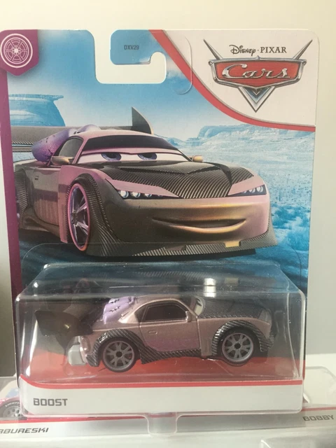 DISNEY PIXAR CARS Boost & Wingo Mattel scala 1,55 nuovo con scatola EUR ...