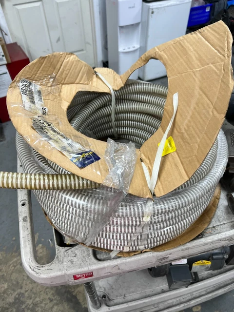👀 NEW GOODYEAR 3/4" x 100' NUTRIFLOW SUCTION & DISCHARGE HOSE - FOOD 20013266