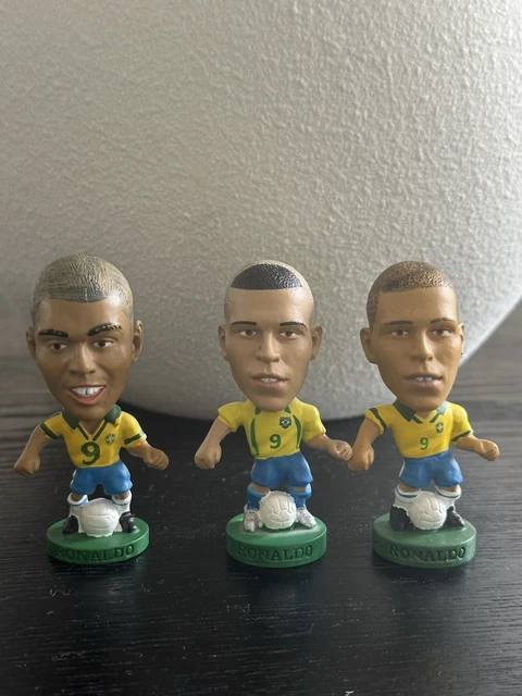 CORINTHIAN PROSTARS RONALDO R9 BRAZIL RARE 3 Figures Loose £34.50