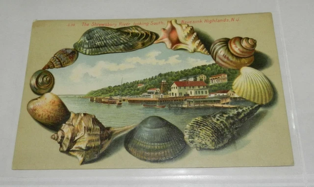 Lot 82 - 6 Early 1900's Post Cards From Highlands, NJ, Shore and Water Front