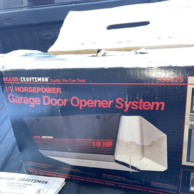 SEARS CRAFTSMAN 1/2 HP Garage Door Opener 953625 NEW Motor Head Only