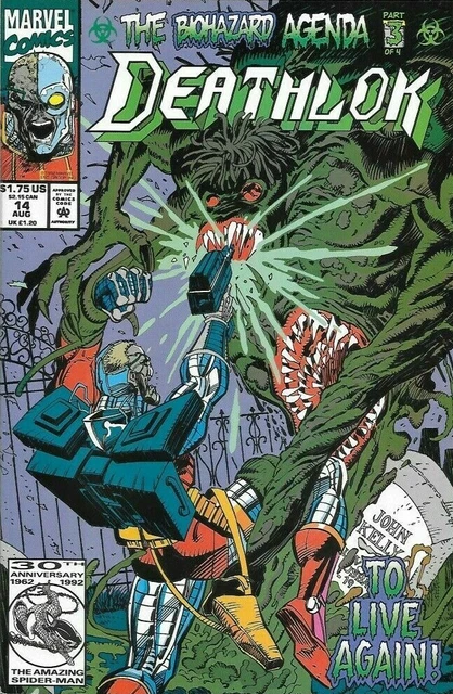 Deathlok #14 Marvel Comics August Aug 1992 (VFNM)