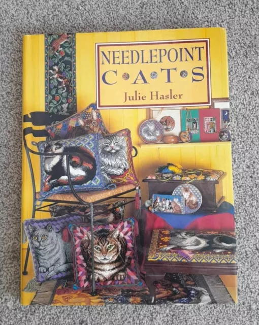 Craft Book - Needlepoint Cats by Julie Hasler