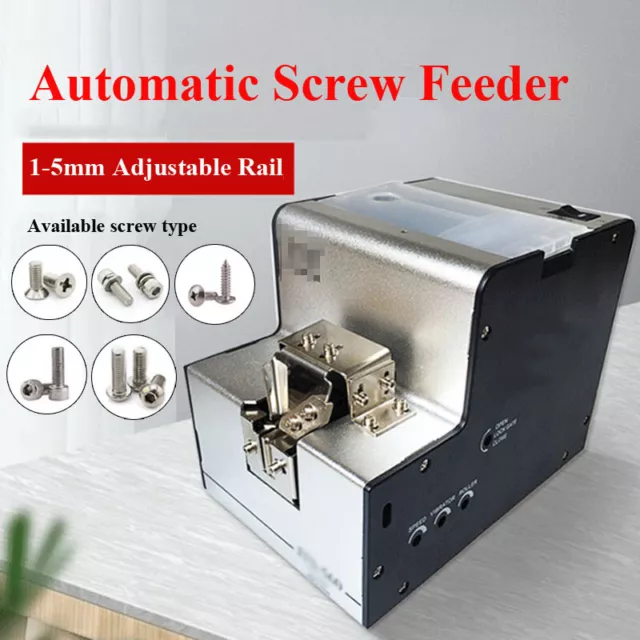 100-240V Automatic Screw Feeder 1-5mm Screw Dispenser Screw Conveyor Machine New