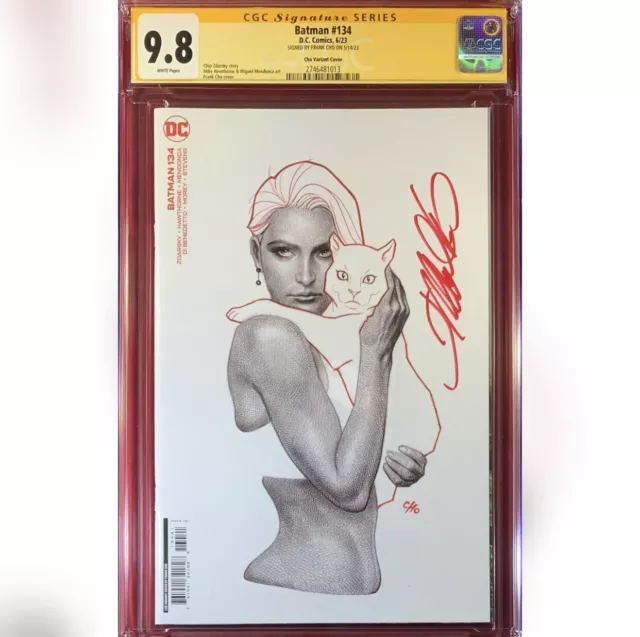 Batman #134 Cho Variant Cover Cgc 9.8 Ss Signed By Frank Cho