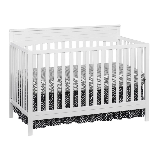 4 In 1 Wooden Convertible Baby Toddler Infant Child Bed Cradle Nursery Furniture