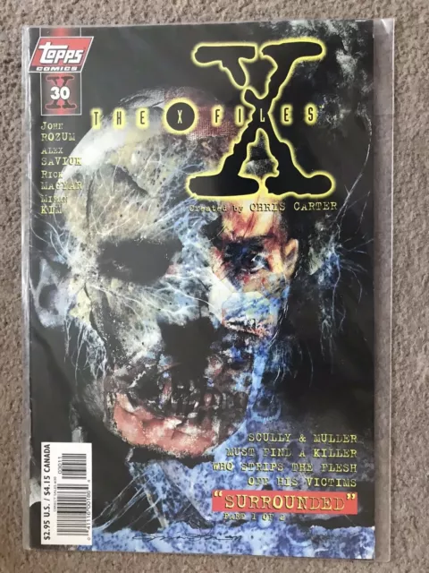 The X Files #30 Topps Comics Surrounded Part One First Printing 1997