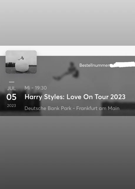Harry Styles Frankfurt Tickets