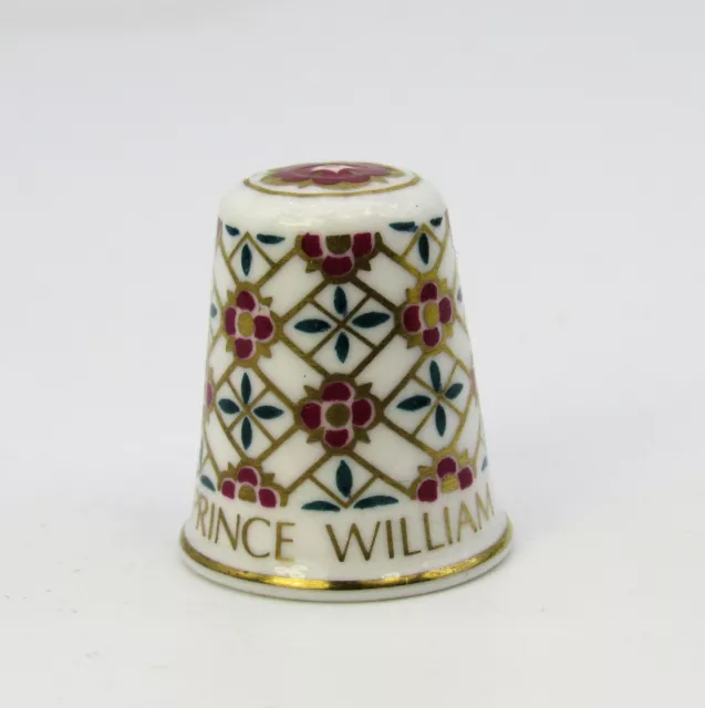 Sammlerstück Feiner Knochen Porzellan Finger Geburt Von Prinz William Von Spode