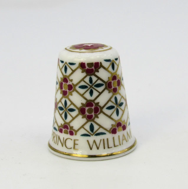 Sammlerstück Feiner Knochen Porzellan Finger Geburt Von Prinz William Von Spode
