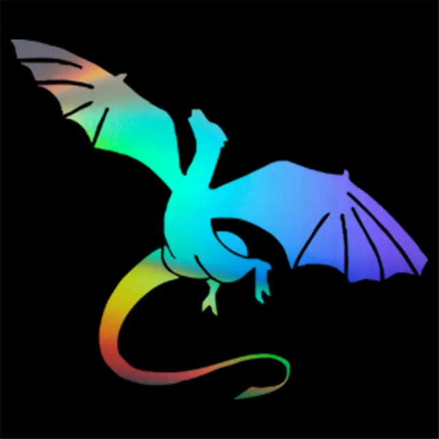 DRAGON WITH WINGS #687 - Vinyl Sticker / Decal - Made to Order $5.95 -  PicClick