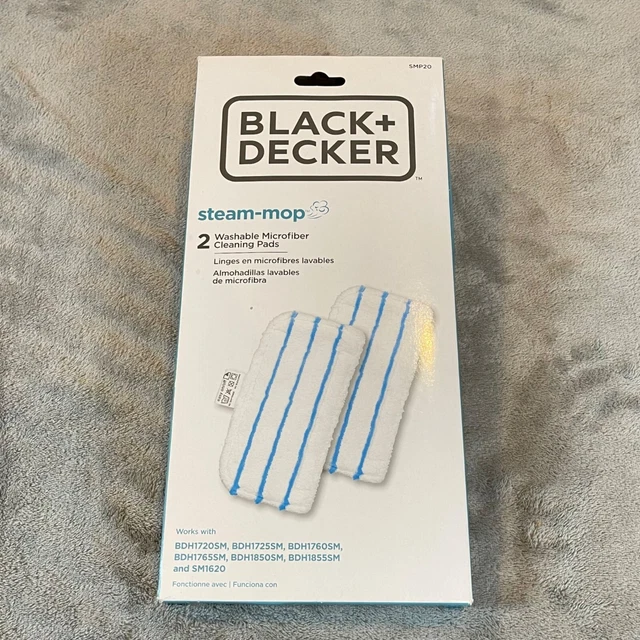 Black & Decker Steam Mop Microfiber Replacement Pad - 2pk - Vacuum Accessory New