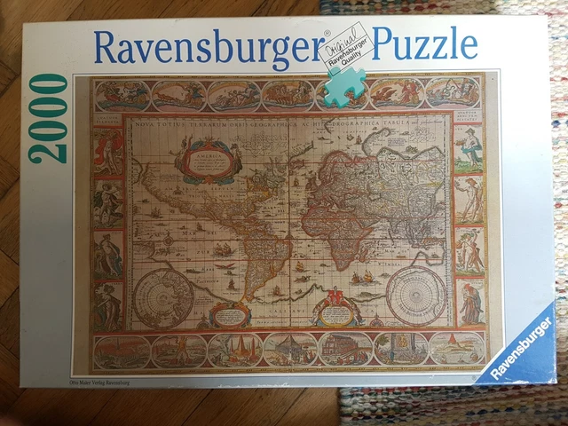Ravensburger Puzzleball – Historische Weltkarte, 540 Teile, Kugel-Durchmesser 15 Cm, Für Kinder & Erwachsene