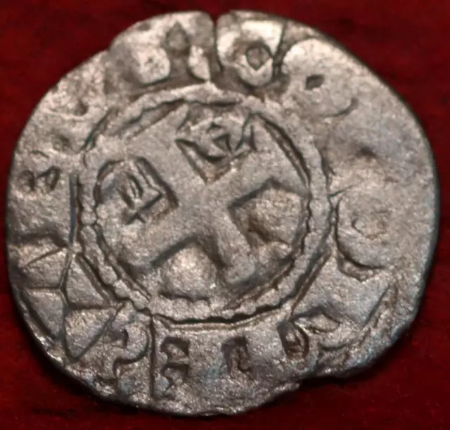 11th Century Medieval France Denier "Anjou Foulkes" Silver Coin