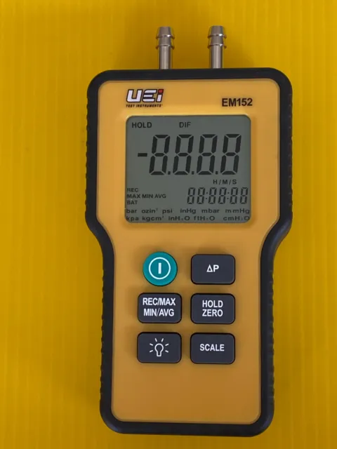 UEi Test Instruments EM152 Dual Differential Digital Manometer