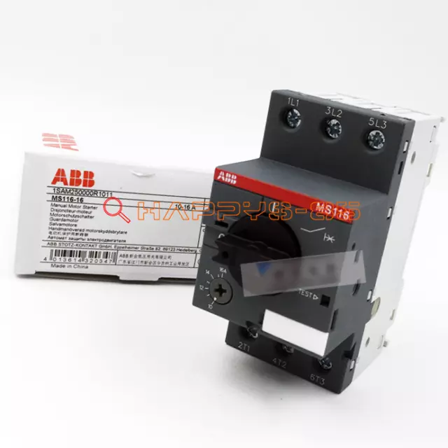 1PZ ABB MS116-16 10-16A 1SAM250000R1011 Avviamento motore manuale