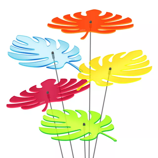 SUNPLAY Sonnenfänger Ø20cm Sets Suncatcher, Gartenstecker ver. Farben Palmen