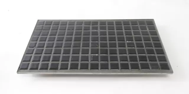HUBERT Hot Food Bar Tile Charcoal Ceramic, APPROX 7" x 13"
