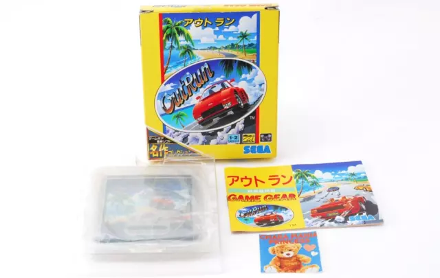 Sega Game Gear OutRun w/Box and Manual Racing Game Tested Good Japan Import JP