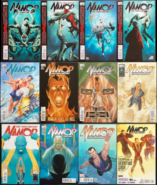 Namor the First Mutant #1-11 + Annual #1. Complete Marvel 2010 series! 2010