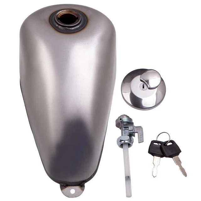 Iron 1.5 Gallon 5L Gas Fuel Tank For Harley Sportster Ironhead Bobber 55-78