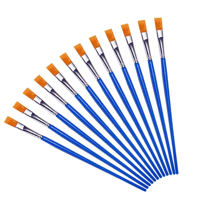 Set pennello per vernice piatta pennello per vernice piccola spazzola per vernice acrilica pittura acrilica