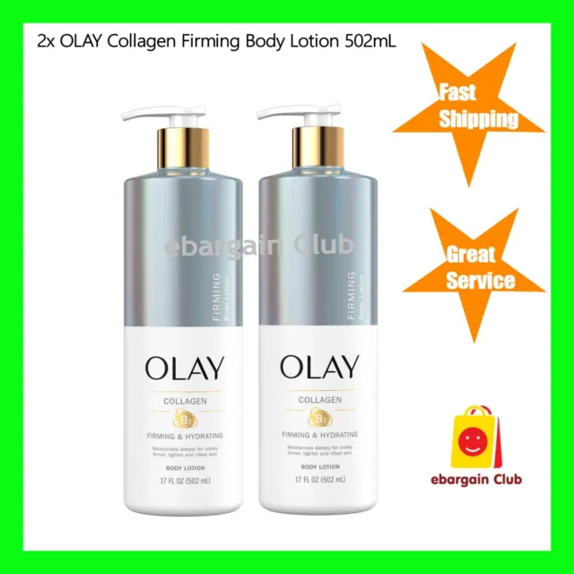 *Limited Time Only* 2x OLAY  Collagen Firming  Body Lotion 502mL Gift Box