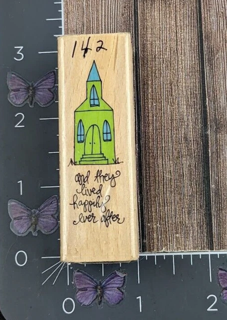 Studio G Kolette Hall And They Lived Happily Ever After Rubber Stamp 2007 #B42