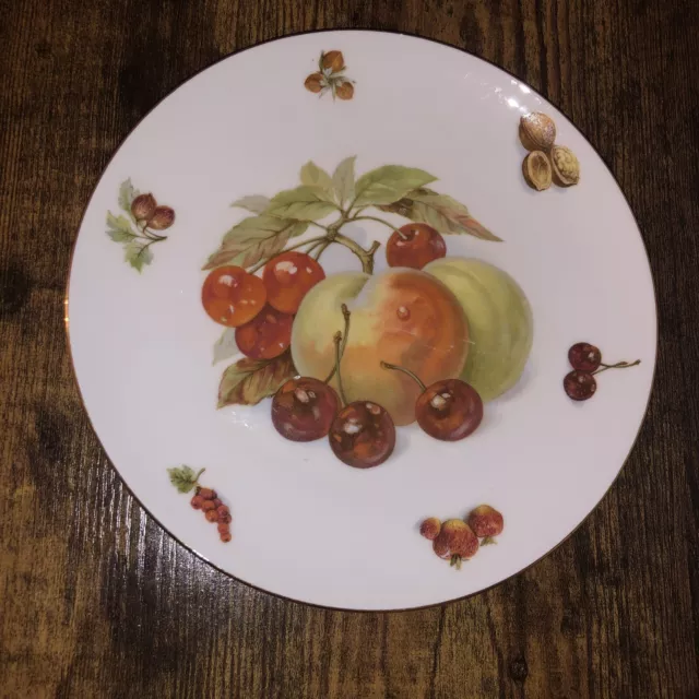 Beautiful Autumn Fruits Plate Seltmann Weiden Bavaria West Germany Excellent￼