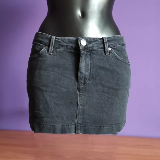 Minigonna di jeans vintage anni '90 Wrangler