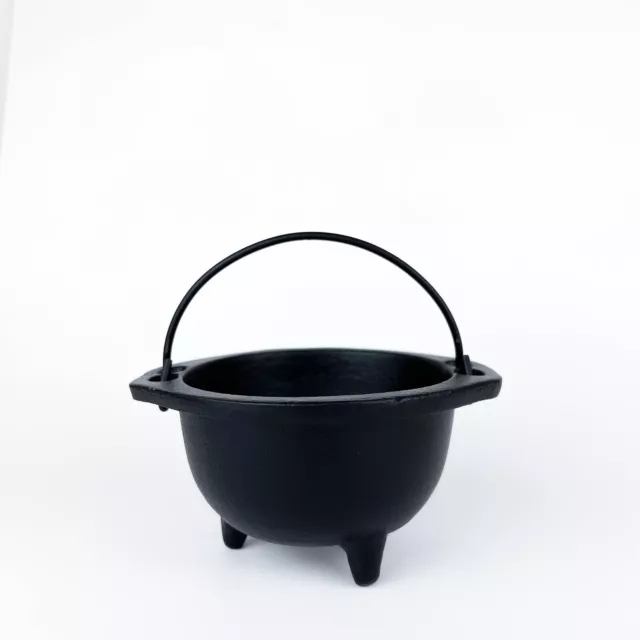 Cast Iron Cauldron 6"D