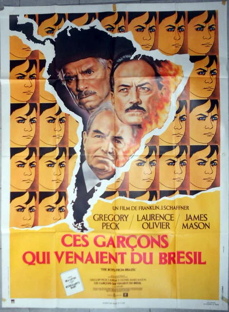 Affiche CES GARCONS QUI VENAIENT DU BRESIL Boys from Brazil PECK 120x160cm 1978