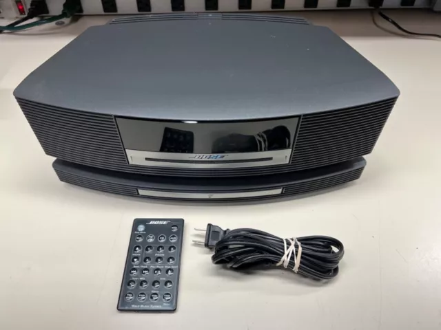 Bose Wave Radio Cd Wave Music System Iii Am / Fm Cd Player W/ Pedestal Remote