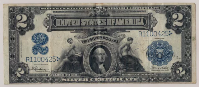 USA - 2 Dollars, Silver Certificate, Serie 1899, Speelman / White