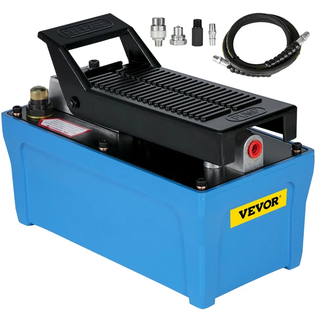 VEVOR AIR POWERED Hydraulic Pump 10,000 PSI Pack Release pressure Auto