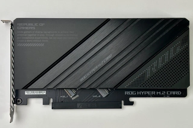 Asus Republic Of Gamers ROG HYPER M.2 CARD Asus Republic Of Gamers ROG HYPER M.2 CARD