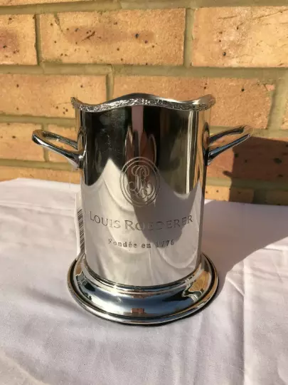 Louis Roederer Champagne Bucket Ice bucket wine cooler Nickle plated Height 16CM
