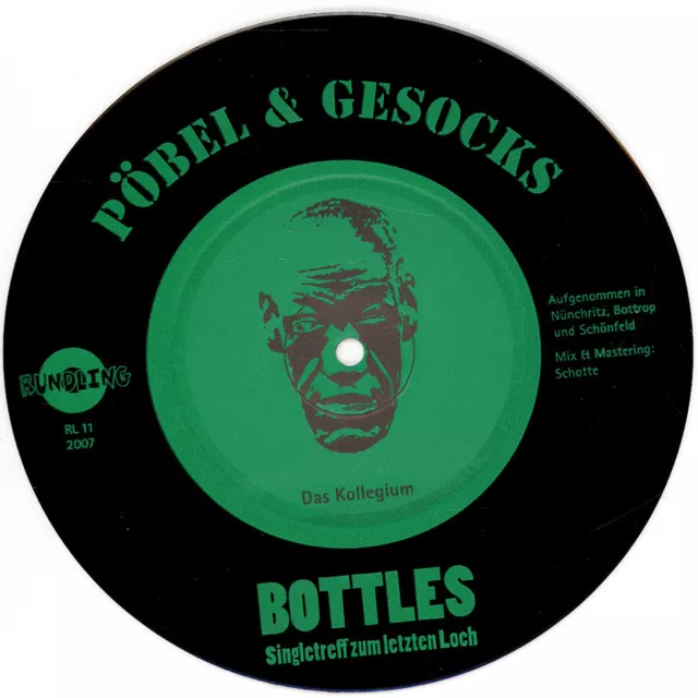 Pöbel & Gesocks / Bottles - Das Kollegium (Vinyl 7" - 2007 - EU - Original)