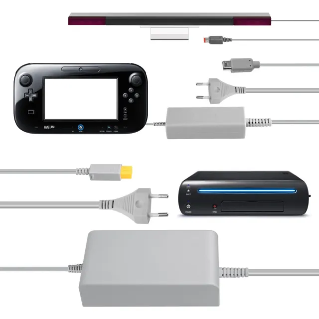 Zubehör-Set Auswahl für Nintendo Wii U - alles zum Anschluss Konsole an TV (NEU)