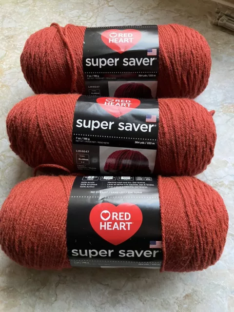 Red Heart Super Saver Yarn - Green Tones