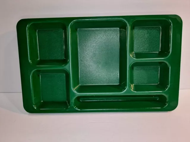 https://www.picclickimg.com/LLEAAOSwS51iVwWu/Cafeteria-Lunch-School-Food-Tray-Green-Divided-6-Compartment.webp