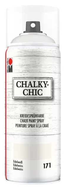 MARABU Kreidesprühfarbe Kreidefarbe CHALKY-CHIC 400ml Sprühdose matt wischfest