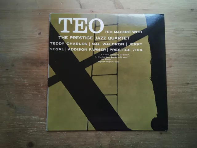 Teo Macero With The Prestige Jazz Orchestra Very Good+ Vinyl Record OJC-1715