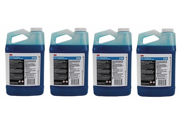 4x 3M 3-in-1 Floor Cleaner 24A 1.9L each for Flow Control System