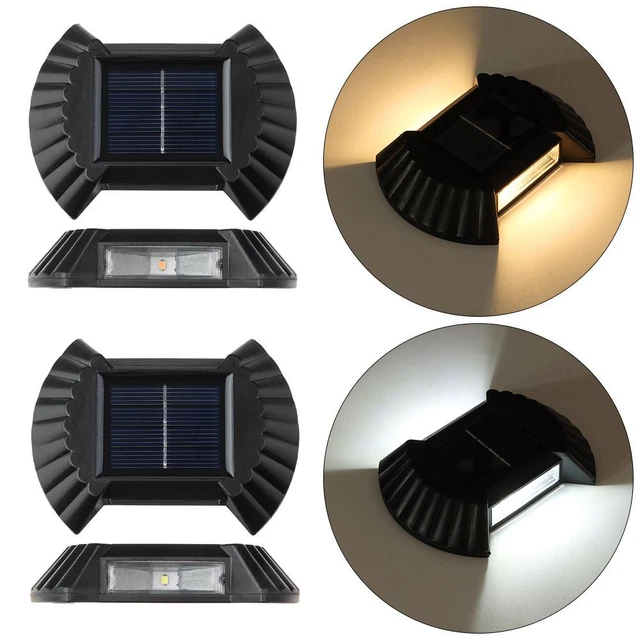 LED Jardin Décor Lumière solaire Lumière murale Lampe de cour Éclairage
