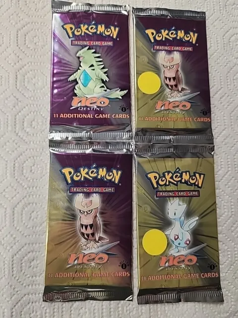 1st Edition Neo Destiny Booster Pack Factory Sealed Pokemon-one Pack Price