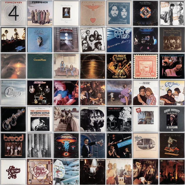 A-D 60s 70s 80s CLASSIC ROCK FOLK POP LP Vinyl Record Albums YOU PICK See Photos