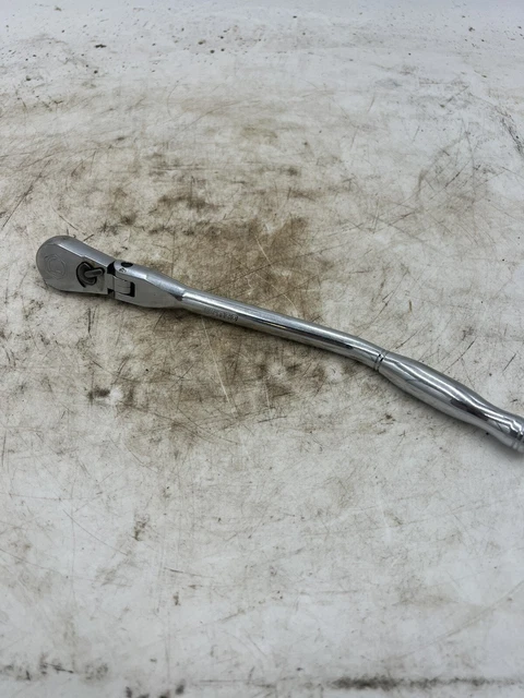 Matco BR11SPTA Flex Head - Bent Handle 3/8" Drive Fine Tooth Ratchet Clean!